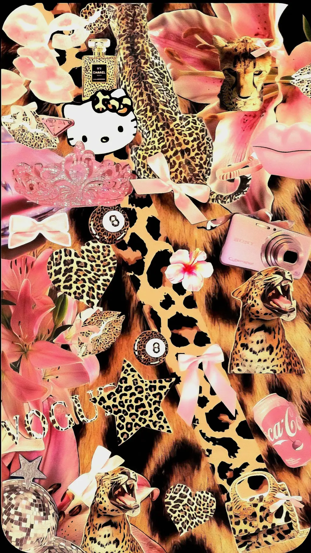 ai character: 🌺🍒announcements🍒🌺 background