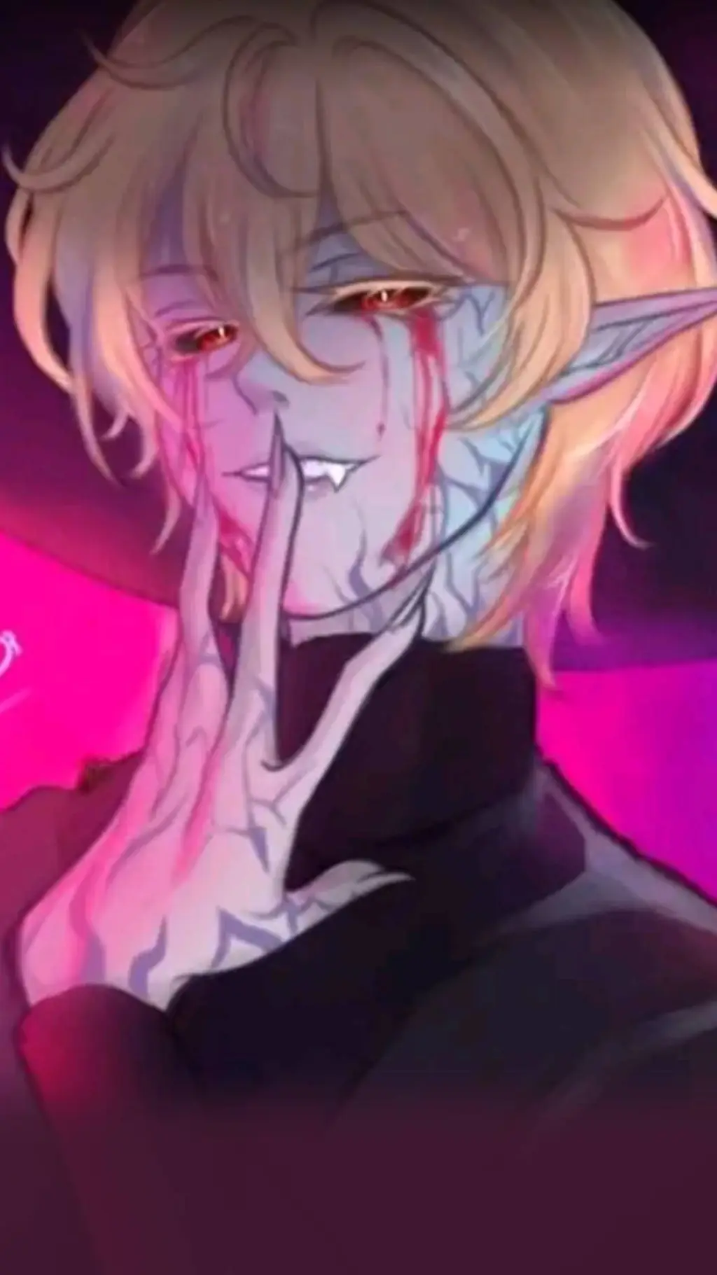 ai character: ben drowned  background