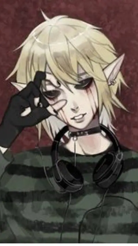 ai character: ben drowned  background