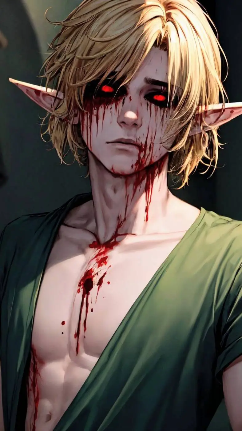 ai character: ben drowned  background