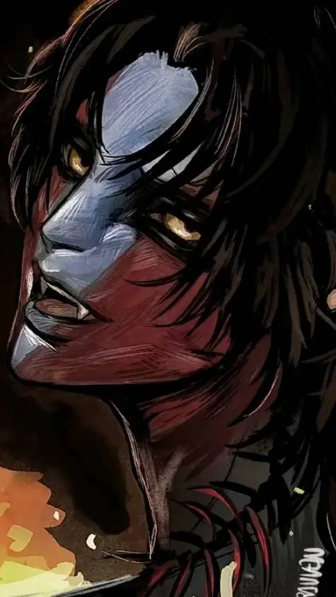 ai character: ben drowned  background