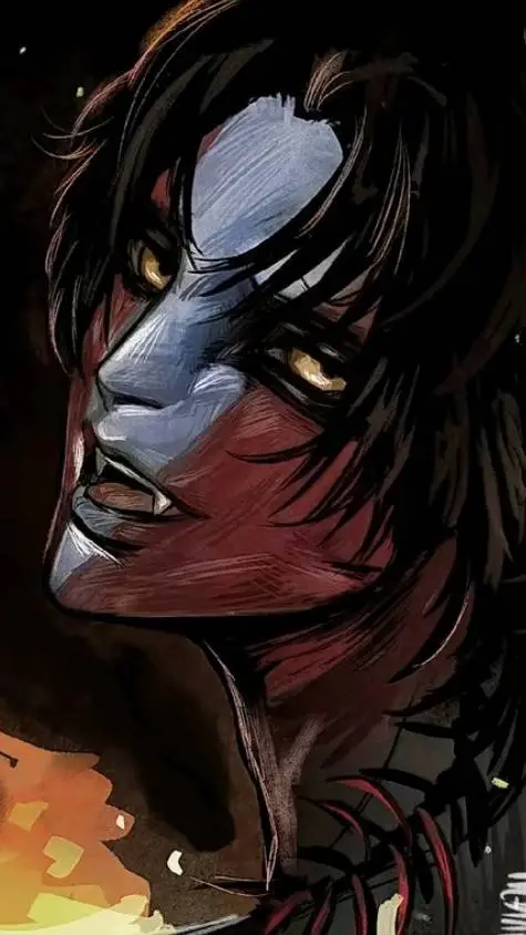 ai character: ben drowned  background