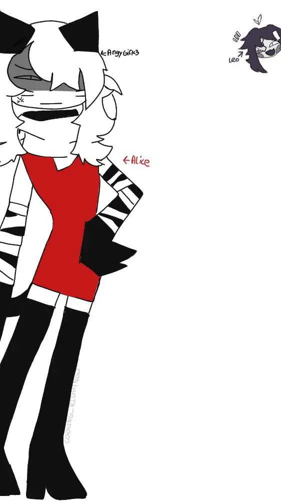 ai character: Alice and Leo<3 background