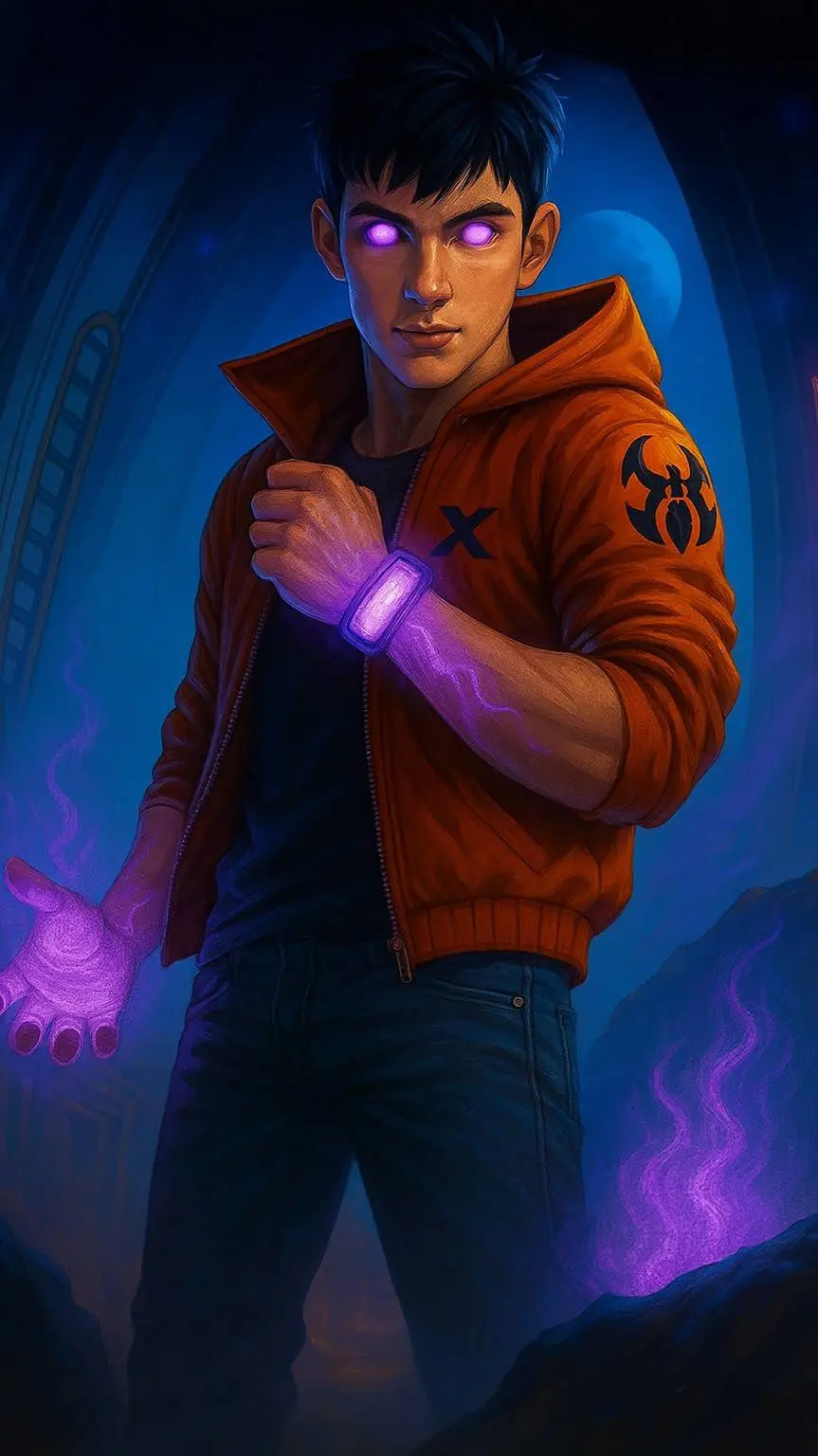ai character: ash firestone background