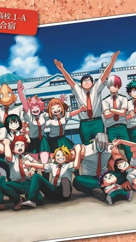 ai character: mha new student  background