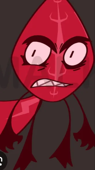 ai character: Evil leafy background