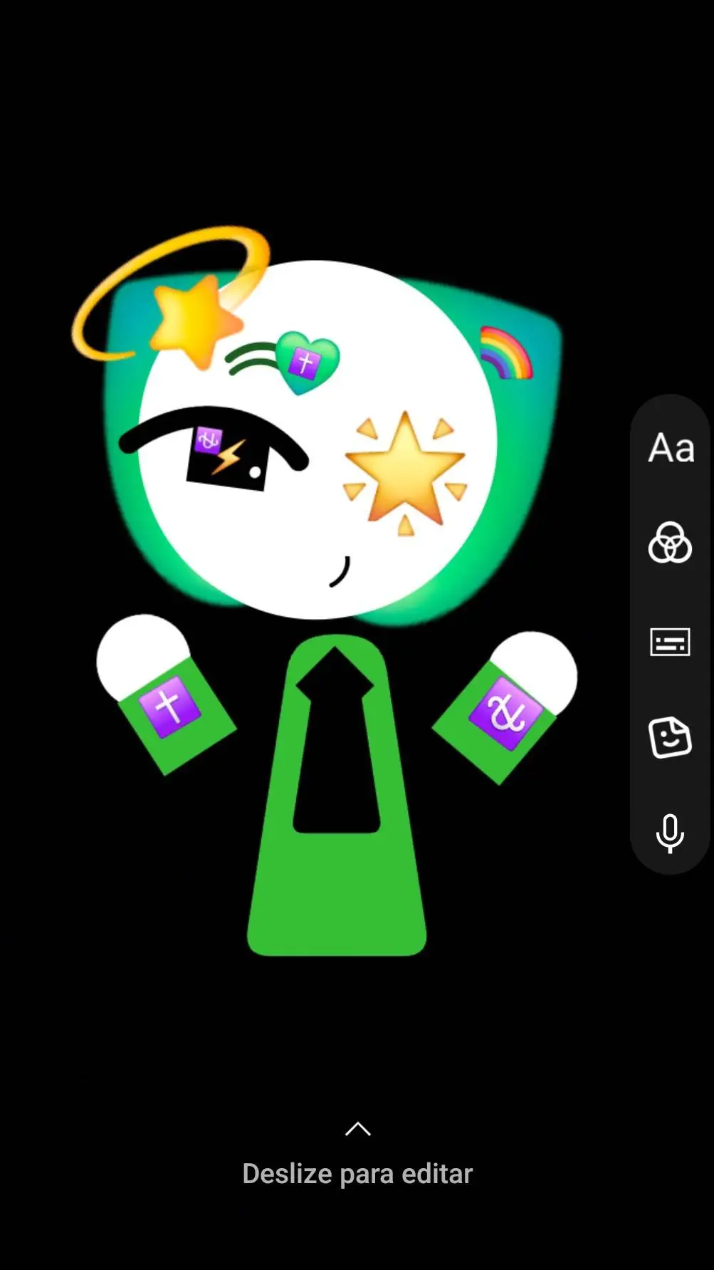 ai character: Hoppy(my oc) background