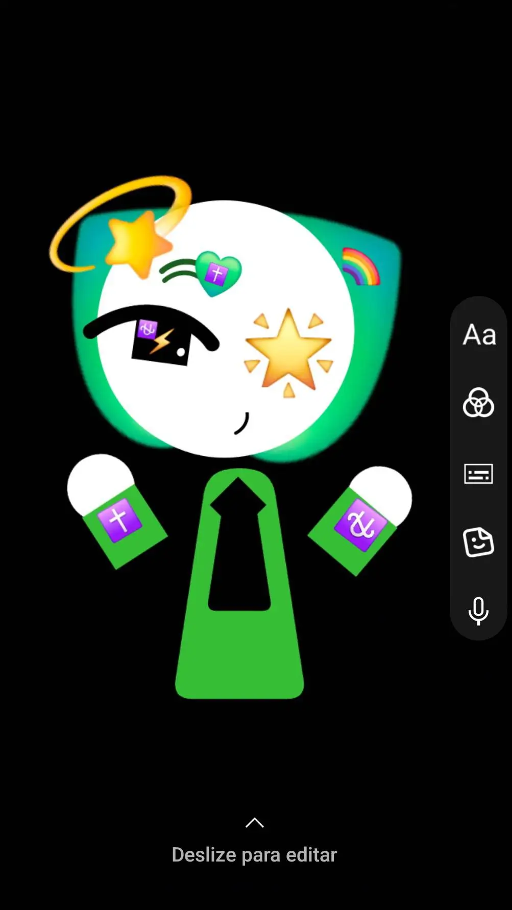 ai character: Faceless Hoppy background