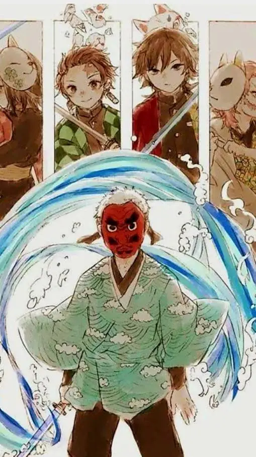 ai character: water trio background