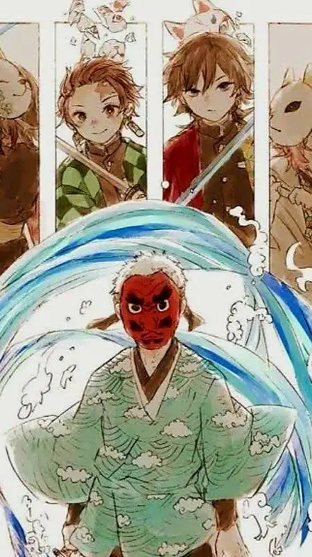 ai character: sabito y makomo background