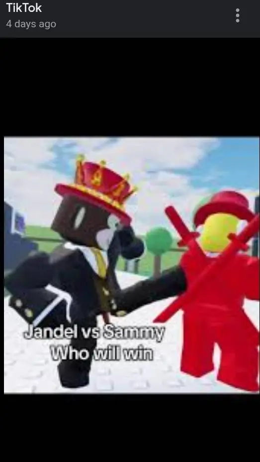 ai character: jandel vs Sammy  background