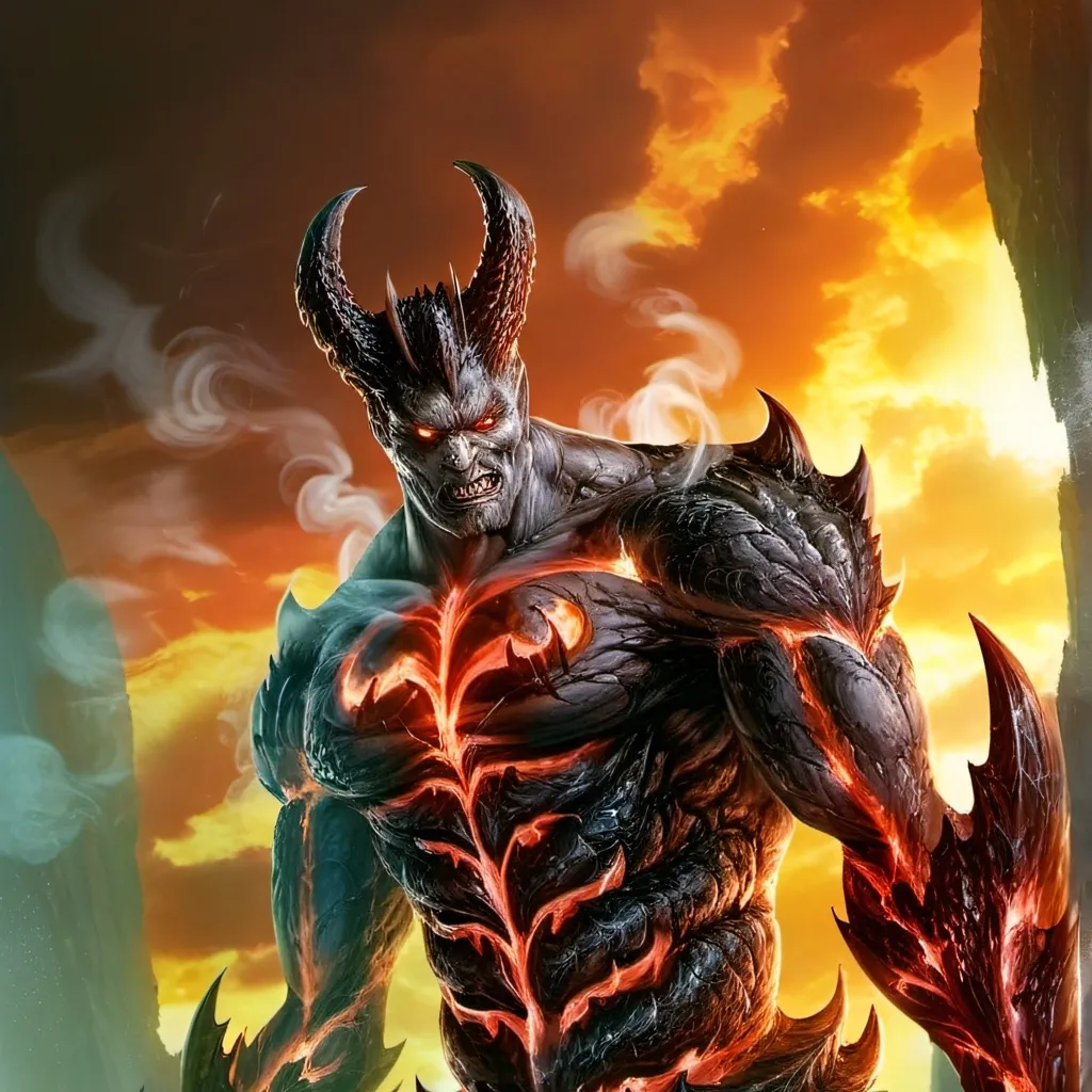 chat with ai character: demon