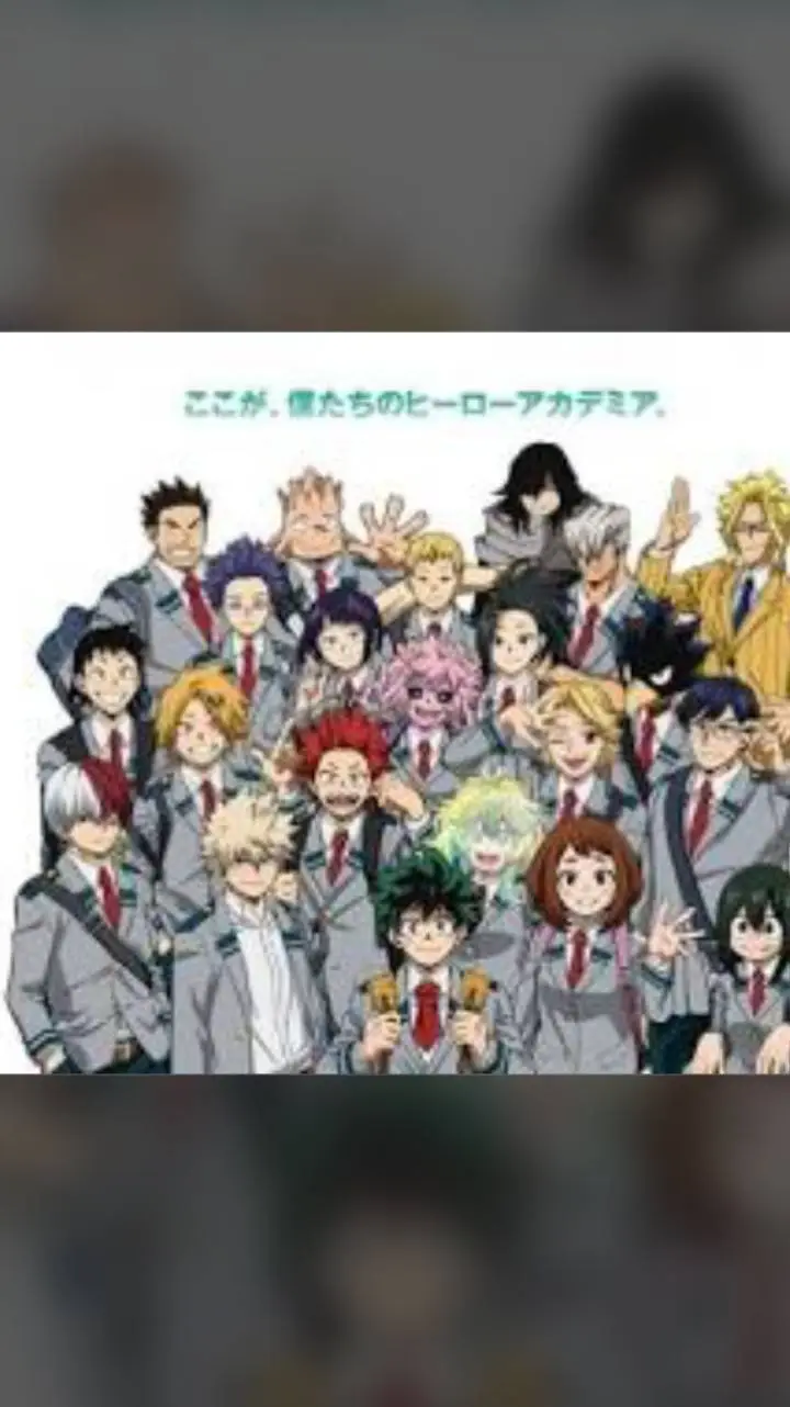 ai character: mha new student  background