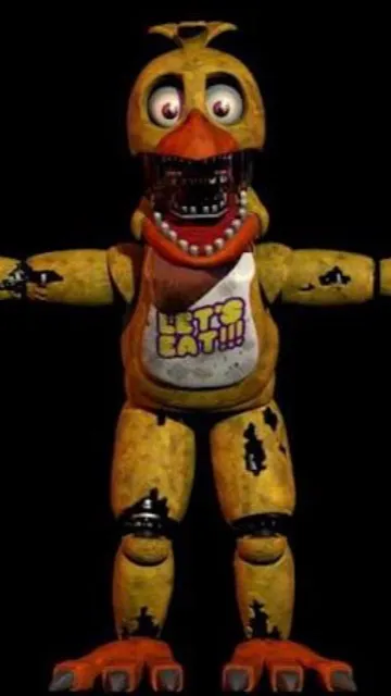 ai character: Withered chica 🐥 background