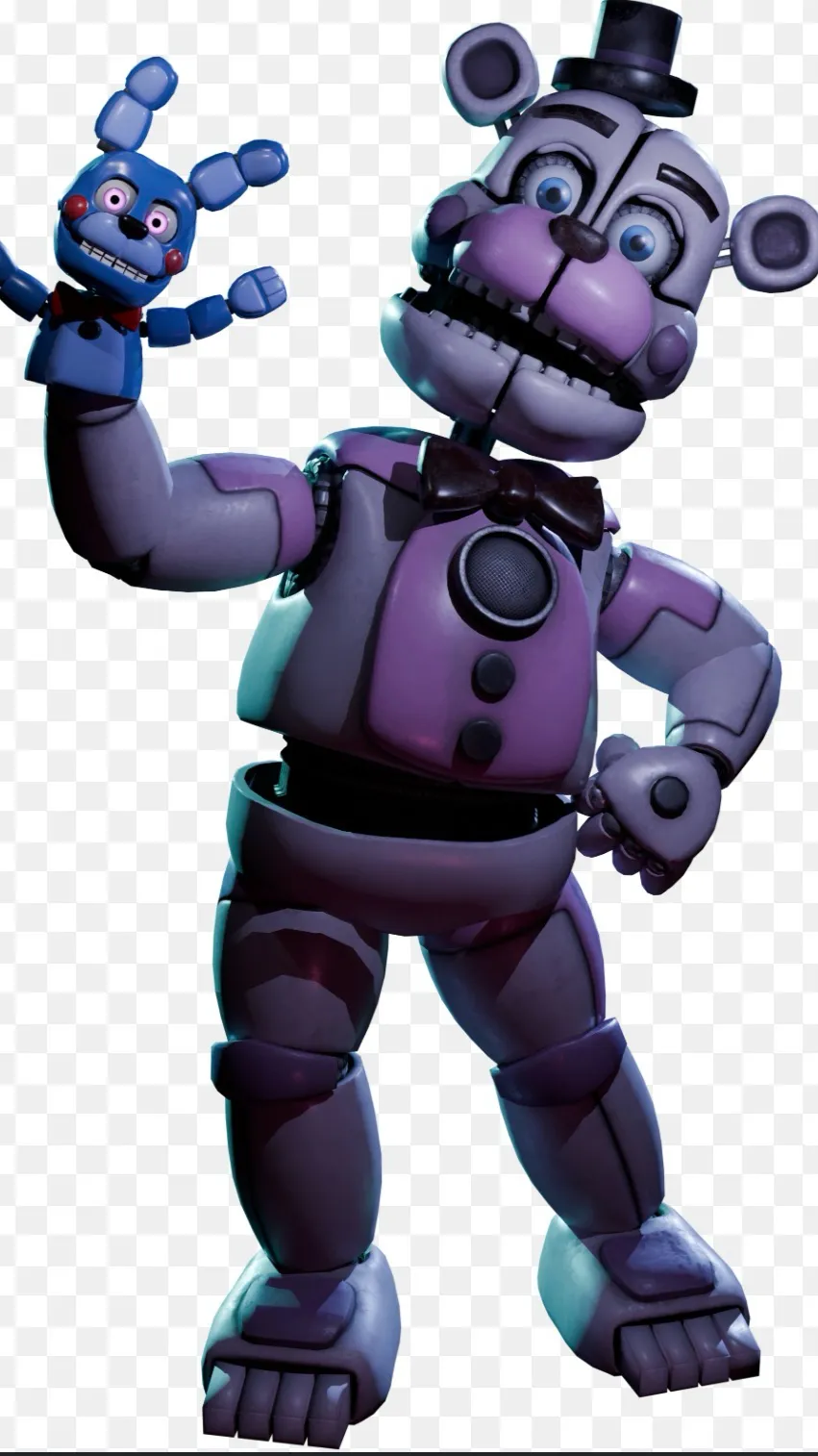 ai character: Funtime freddy 🩷 background