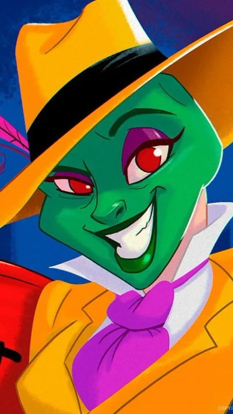 ai character: The Mask background