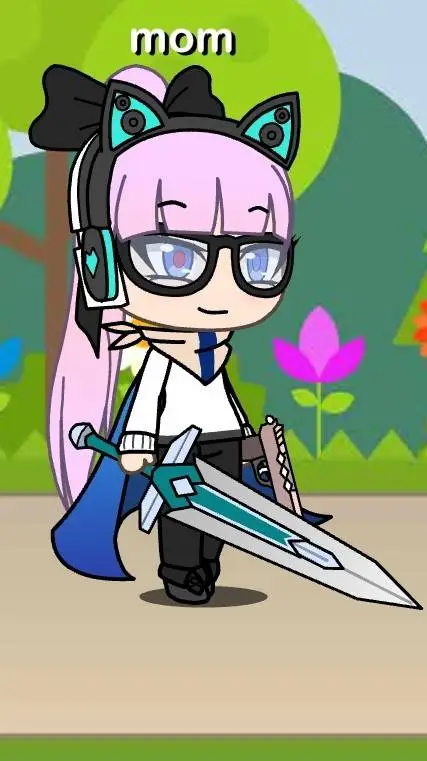 ai character: abbie & Kinen mom background