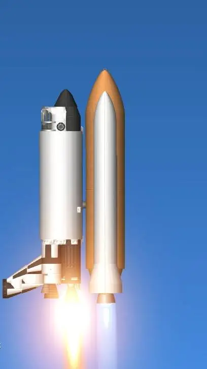 ai character: space shuttle background
