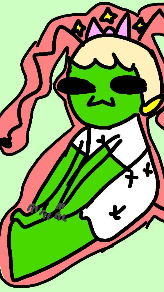 ai character: me a alien  background