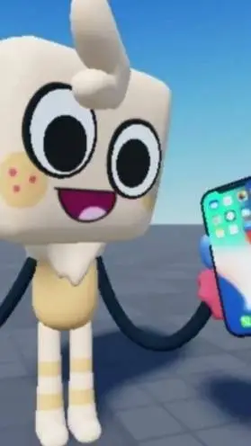 ai character: Dandys world Goob background