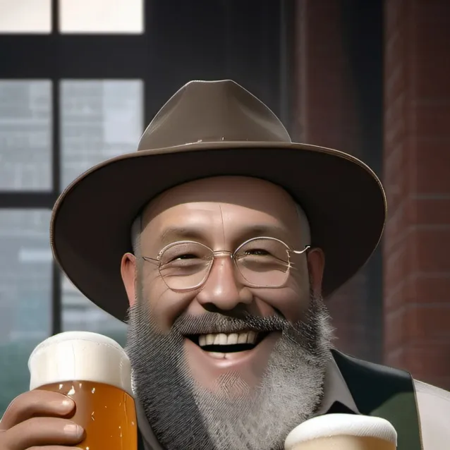 chat with ai character: big beer belly