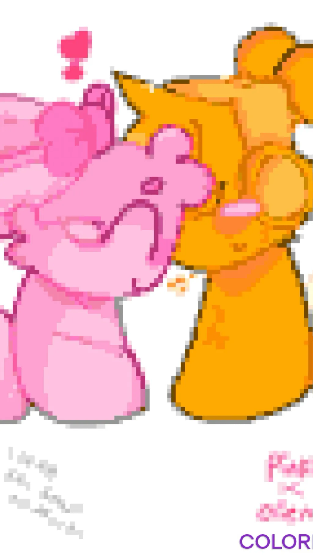 ai character: Oren x pinki background