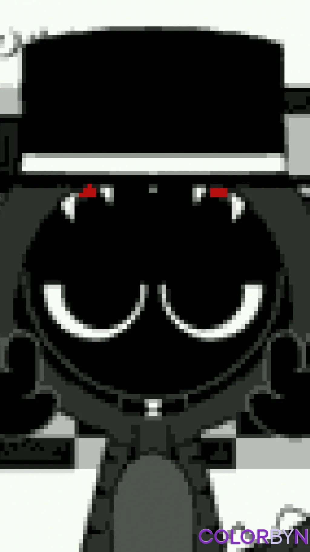 ai character: Black background