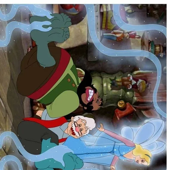 chat with ai character: Three men disney