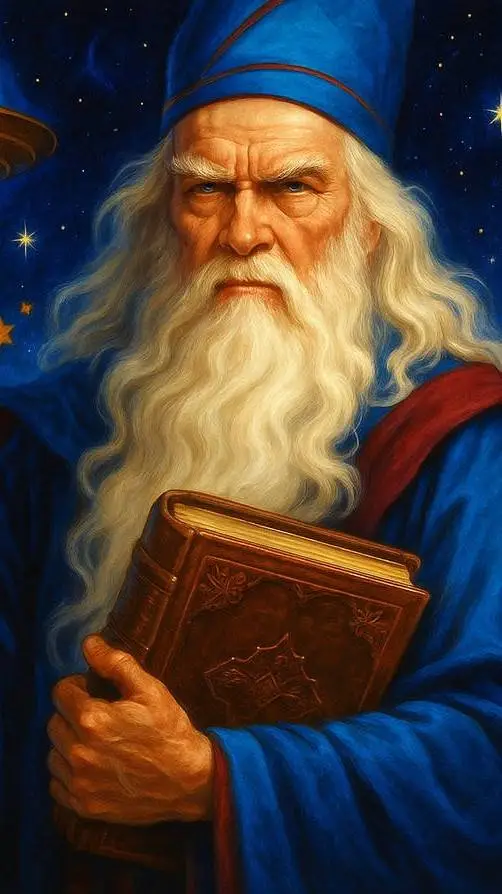 ai character: The pagemaster background
