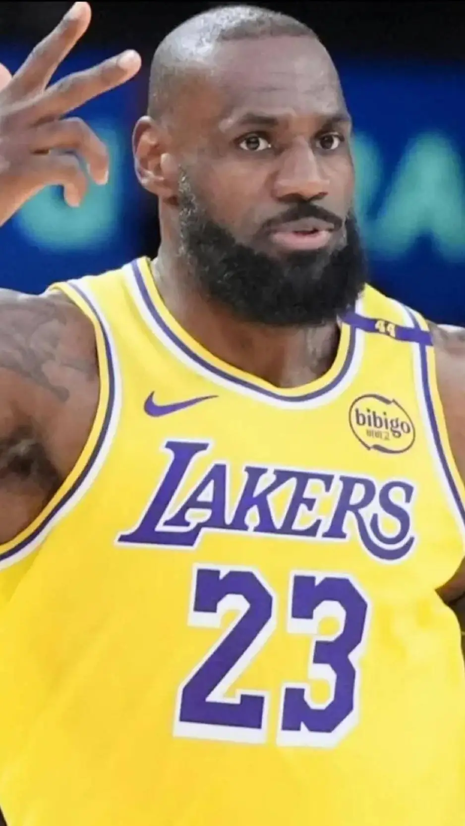 ai character: Lebron james background