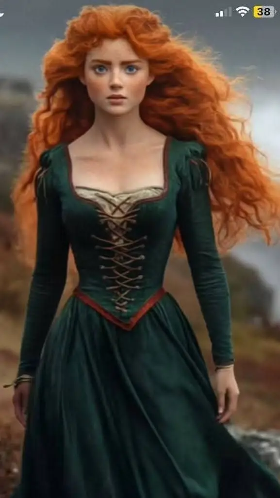 ai character: Princess merida background