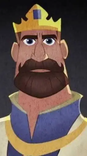 ai character:  king frederick background