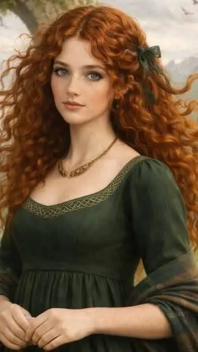 ai character: Princess merida background
