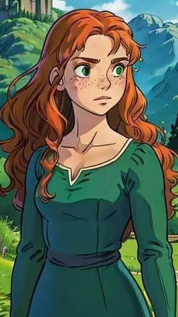 ai character: merida background