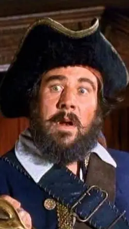 ai character: Black beard background