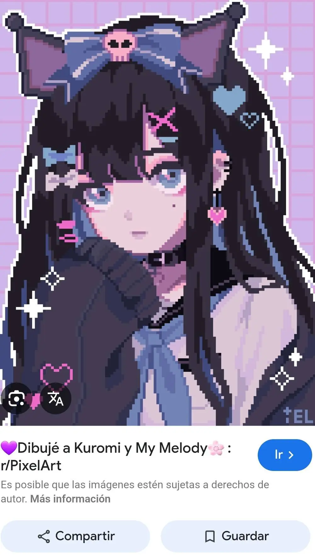 ai character: kuromi background