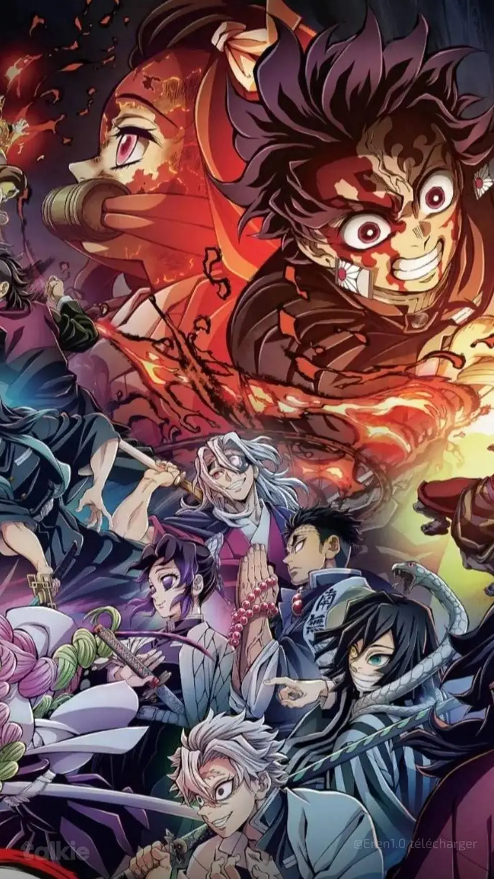 ai character: Demon Slayer  background