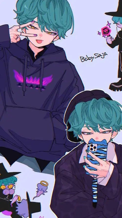 ai character: baby saja  background