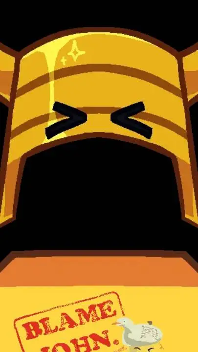 ai character: cubeta de oro :) background