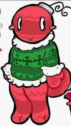 ai character: 🎄бобетта🎁 background