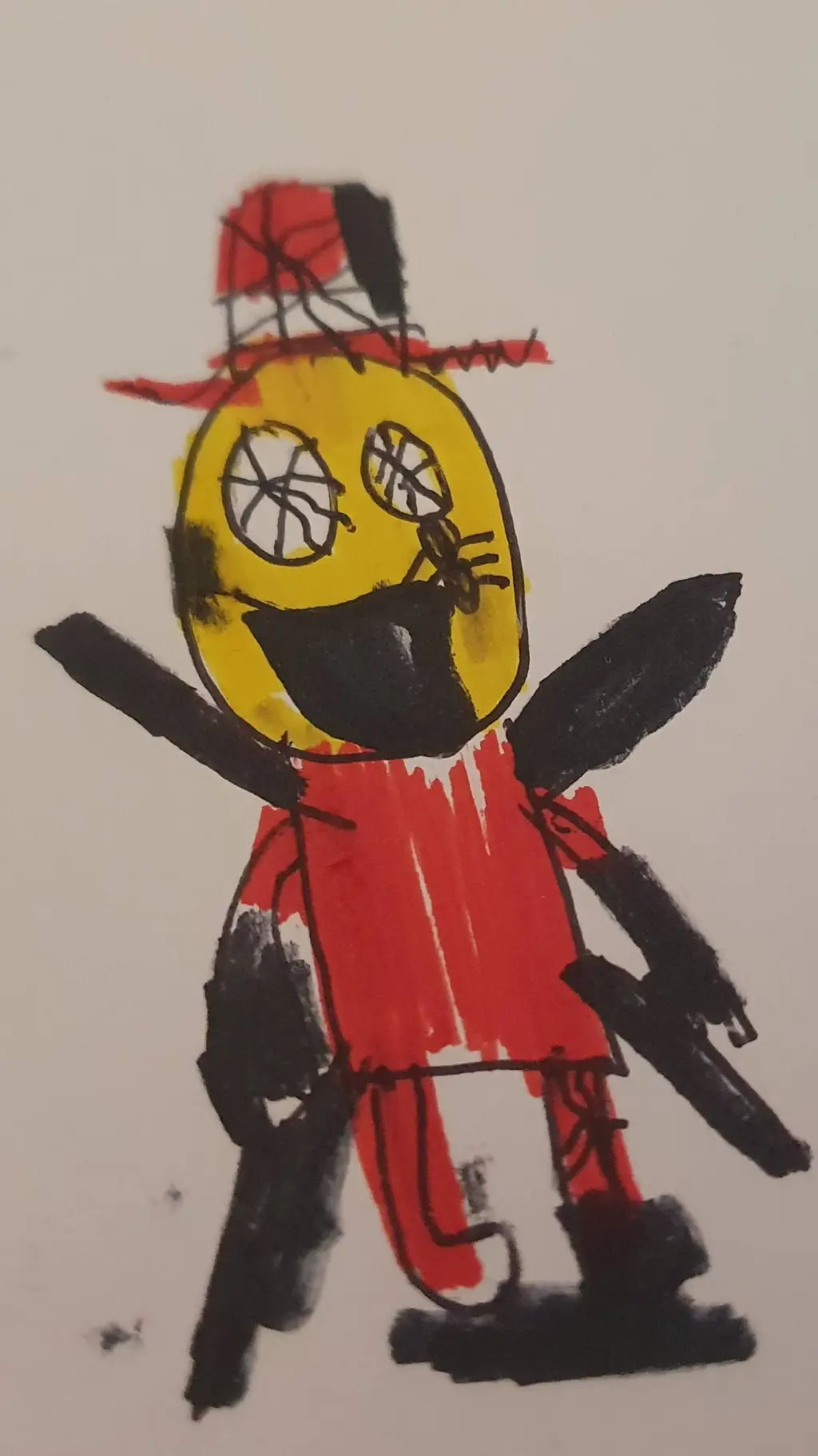 ai character: corrupted Sammy  background