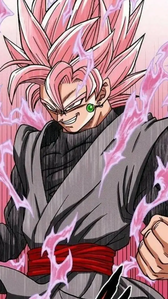 ai character: Goku black  background