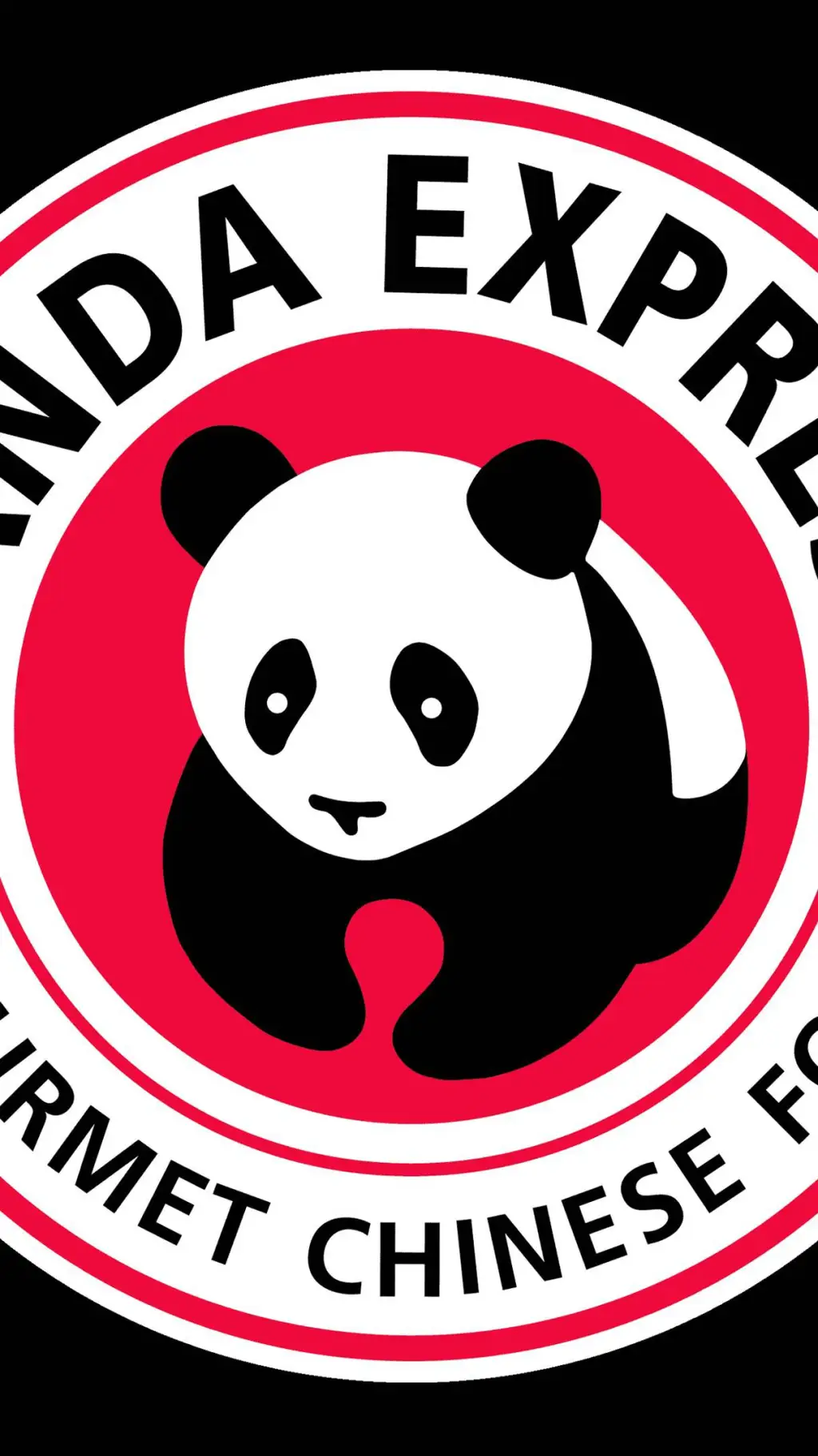 ai character: panda Express  background