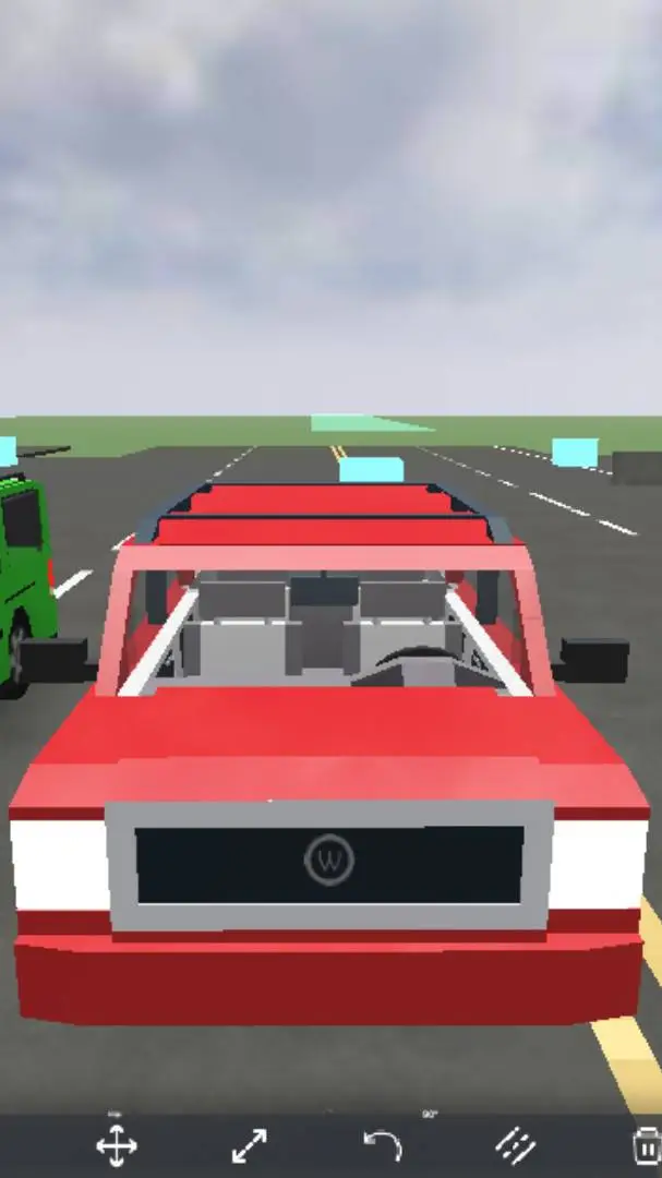 ai character: camioneta sub background