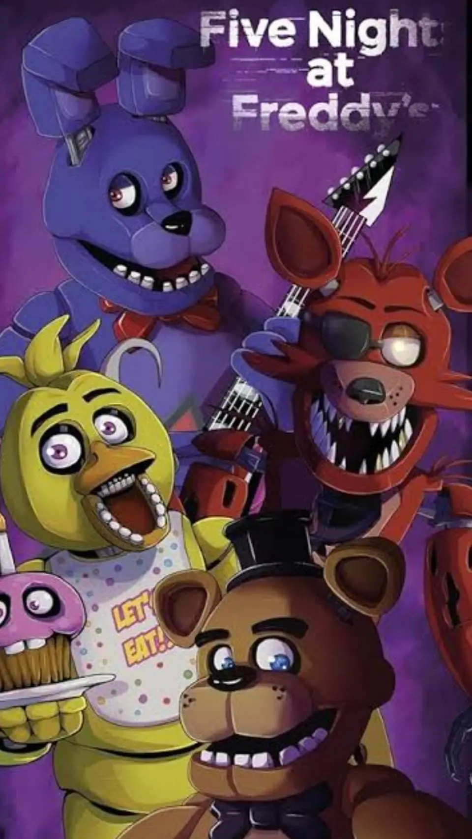 ai character: MRDRN × fnaf background