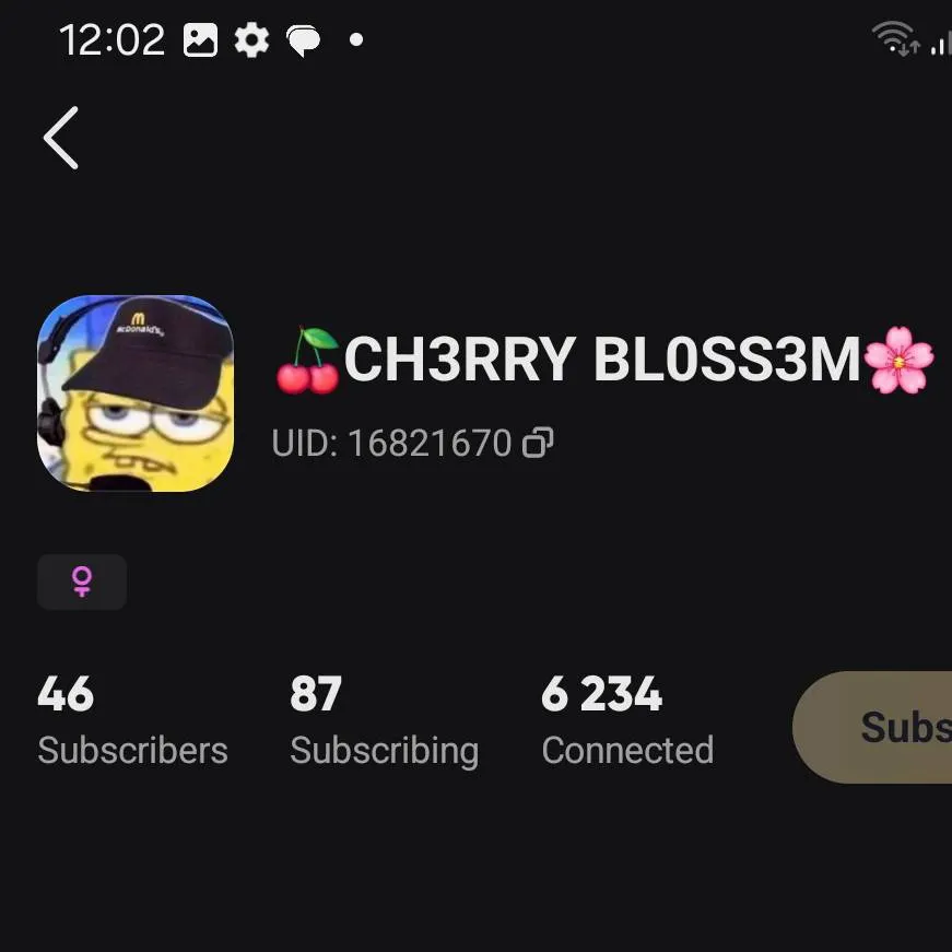 chat with ai character: 🍒CH3RRY BL0SS3M=/🌸