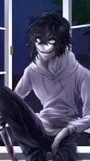 ai character: Jeff the killer ;3 background
