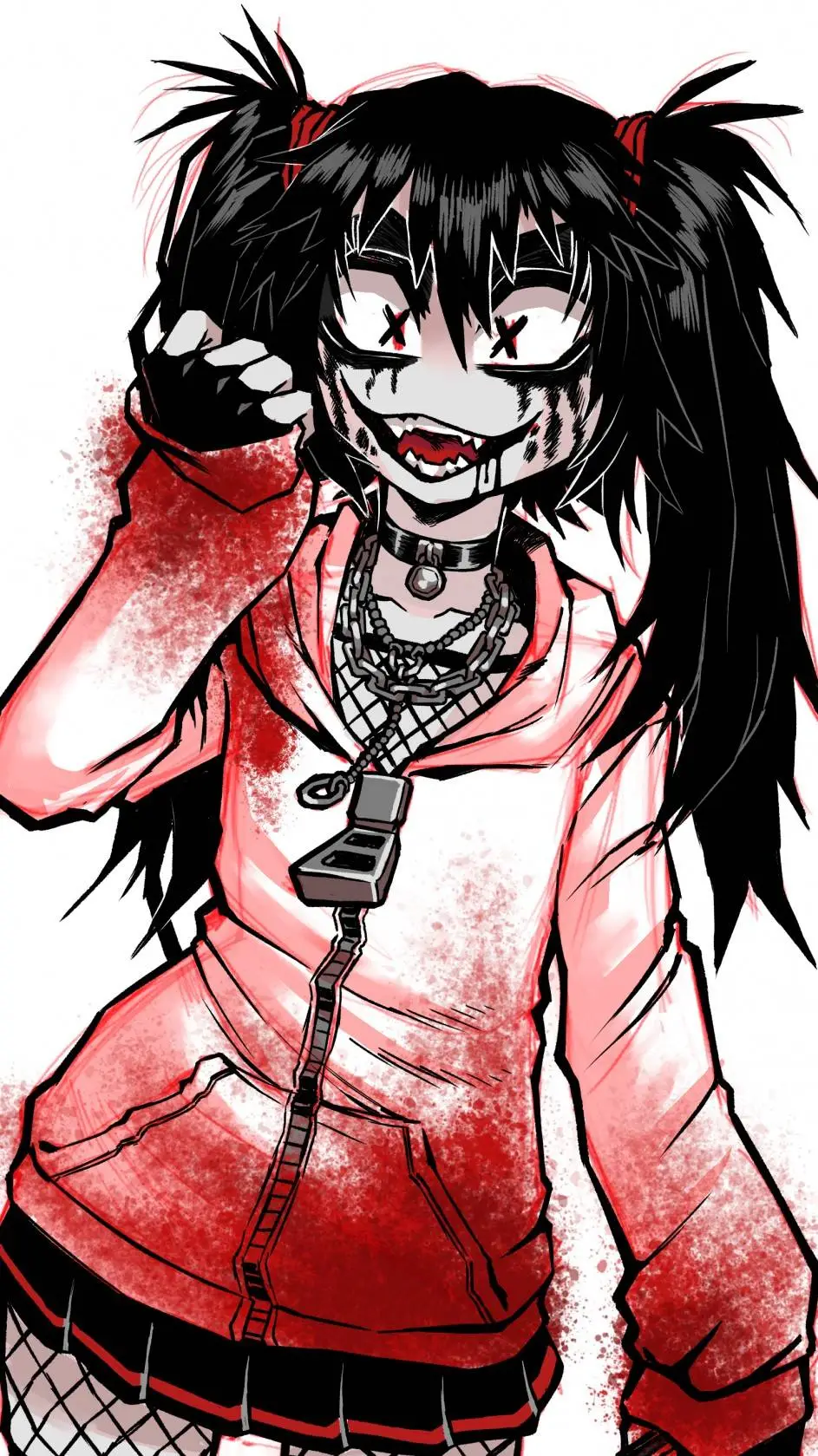 ai character: Jeff but a girl background