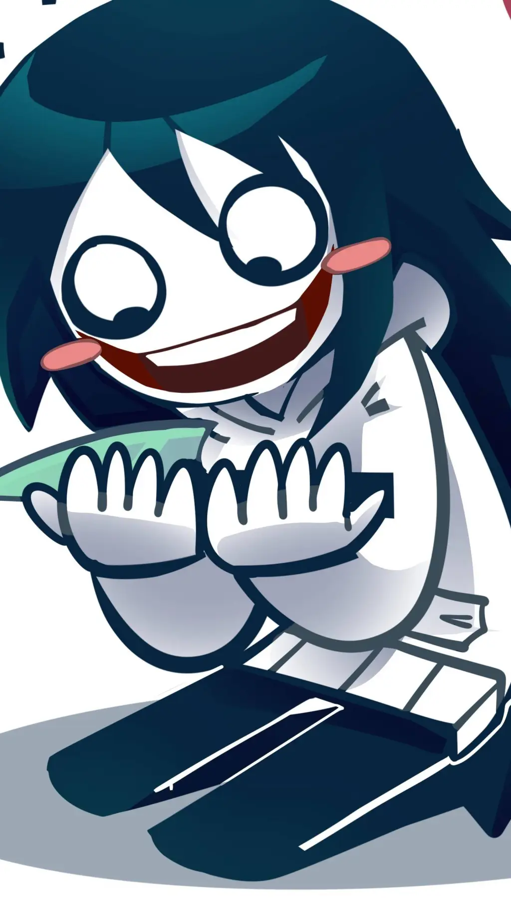 ai character: 🖤Jeff the killer♥️ background