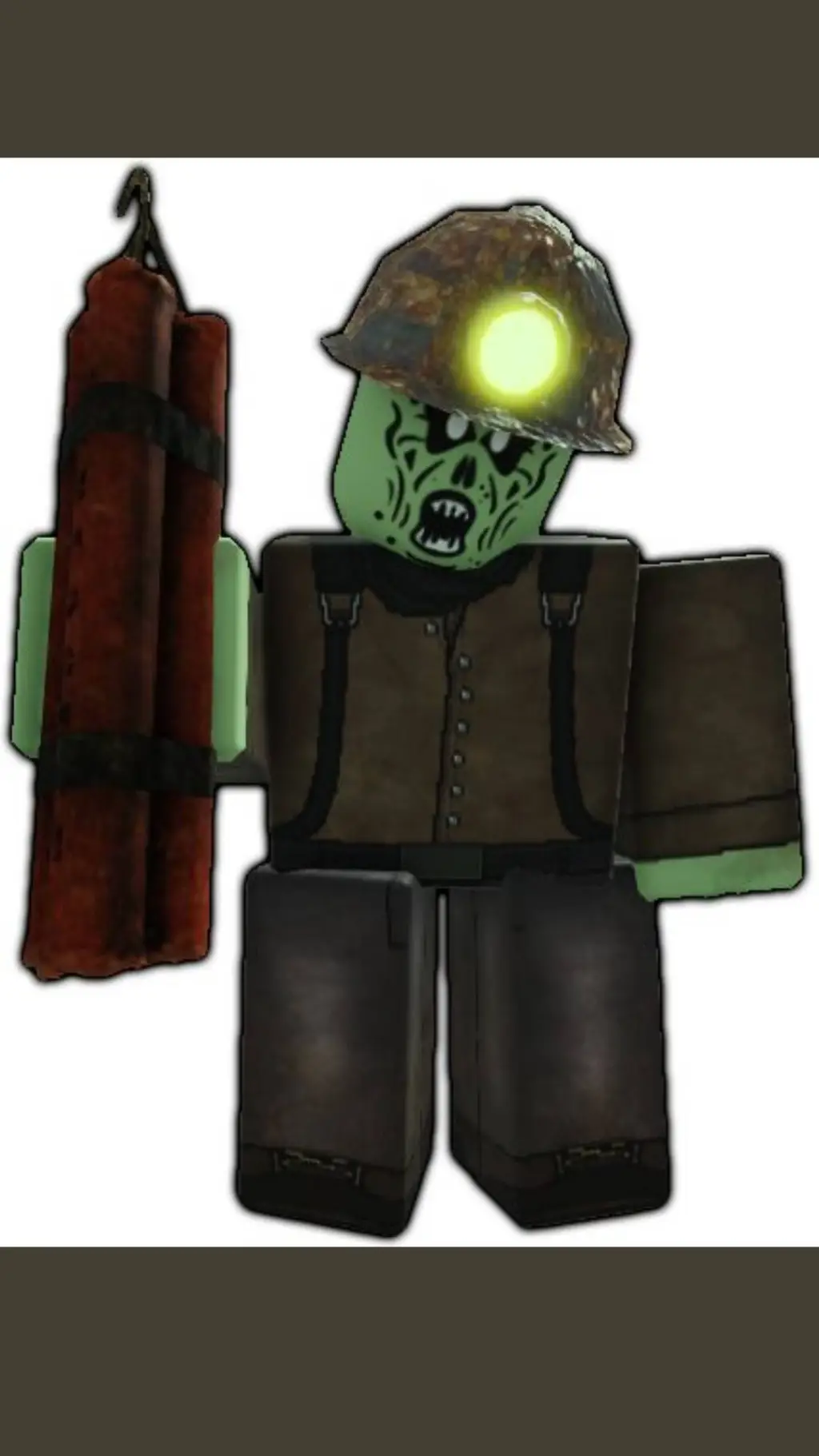 ai character: Dynamite zombie background